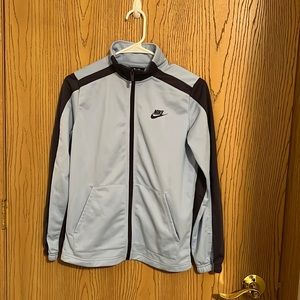 Nike Women's Light Blue Therma-FIT Full-Zip Top Large